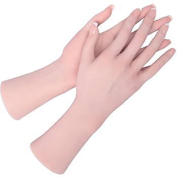 Amazon | HYRETENORU ハンドモデル シリコン製 ハンドマネキン